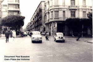 Oran - Place des Victoires et Rue d'Arzew